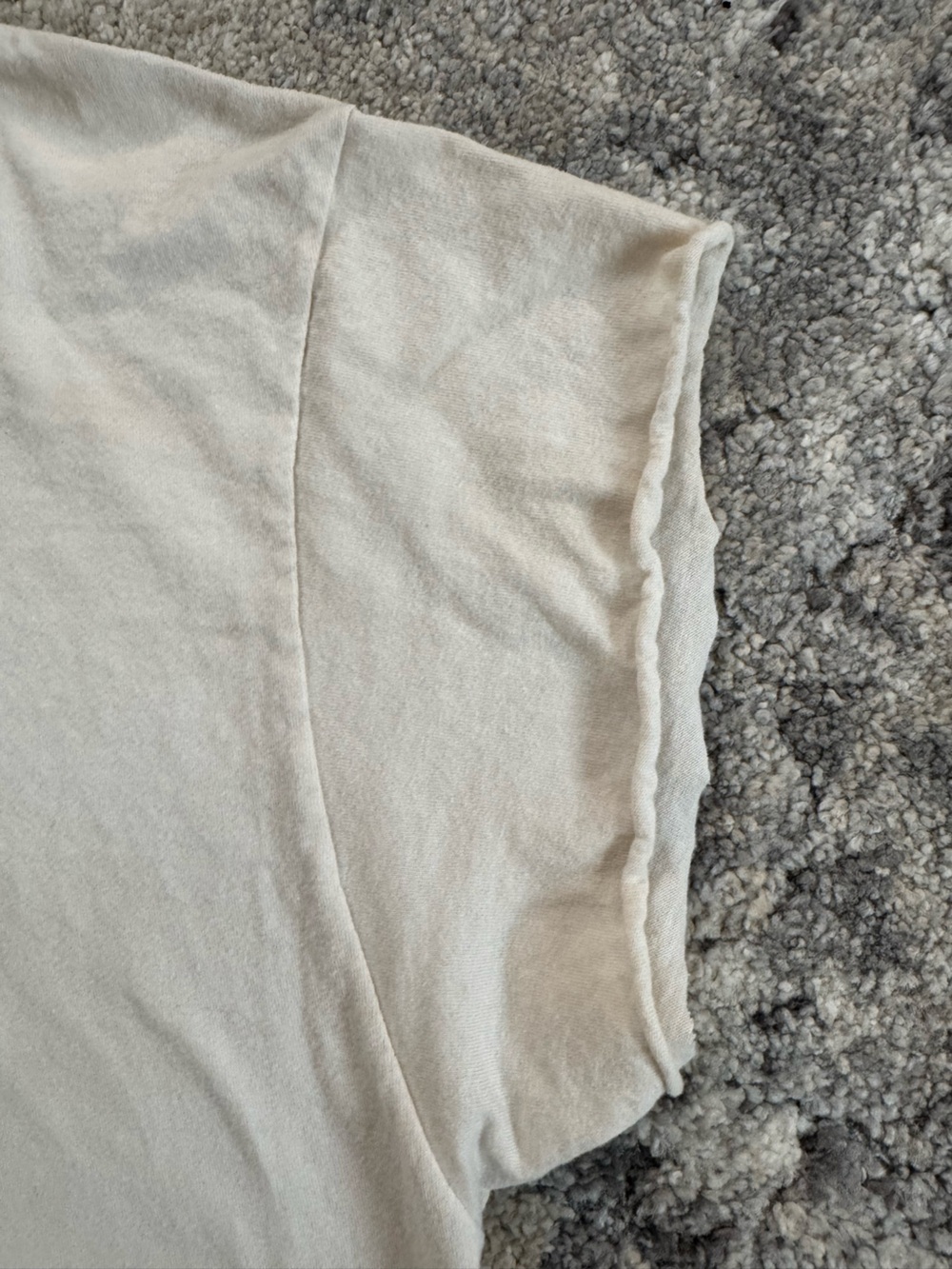 One of a kind hand printed + embroidered sacred heart Virgin Mary tee. Size L - Picture 6 of 9